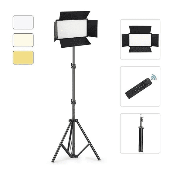 Lampara Led Fotografica Rl - 1200 + Tripo - Homecity