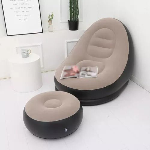 Sillón Inflable Sofá Portátil Plegable - Homecity