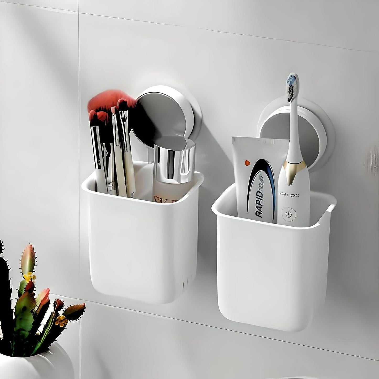 Soporte organizador adhesivo baño - Homecity