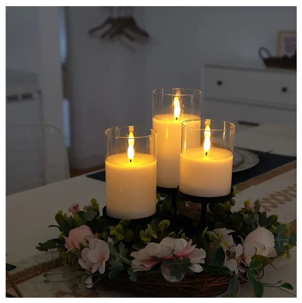 Velas sin Llama Decorativas Setx3 - Homecity