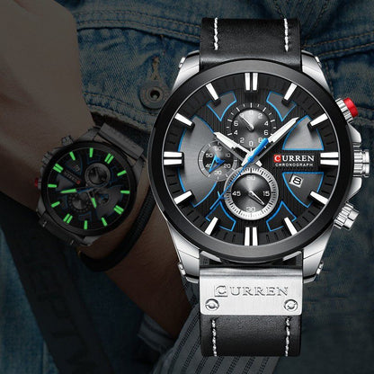 Reloj Curren Hombre Pulso Cuero