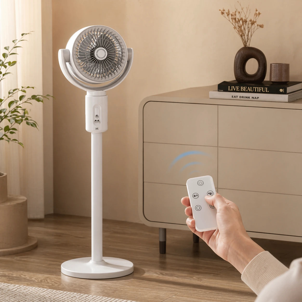 Ventilador Inteligente con Control Remoto