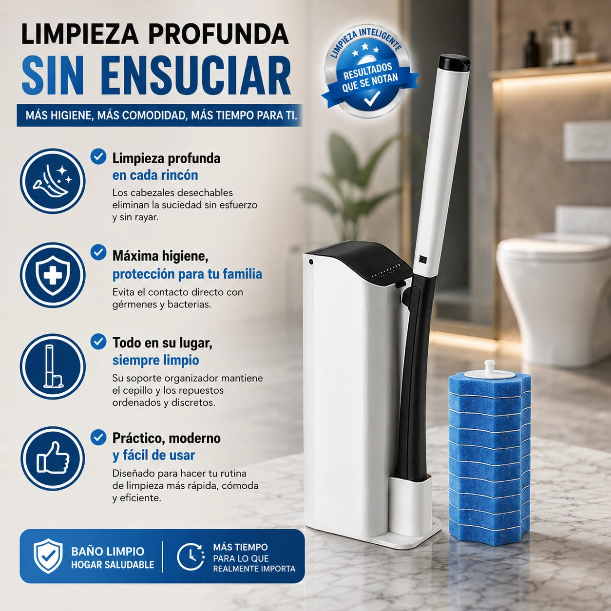 Kit CleanTouch Pro™ + Cabezales de Repuesto