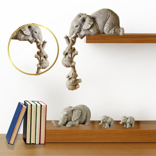 Decoracion Familia De 3 Elefantes Adorno - Homecity