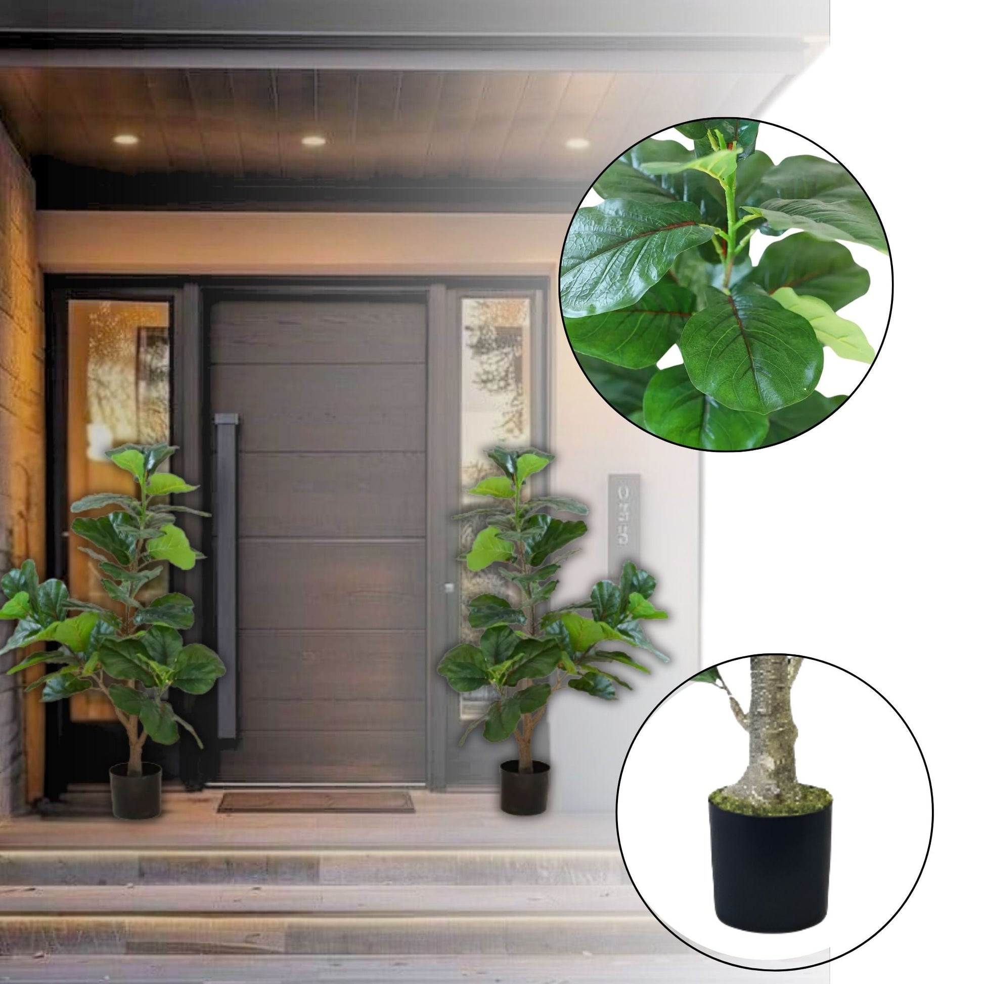 Ficus Planta Verde Artificial Decoracion - Homecity