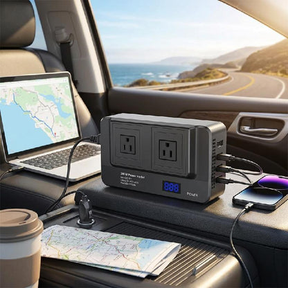Inversor De Corriente Para Carro - Homecity