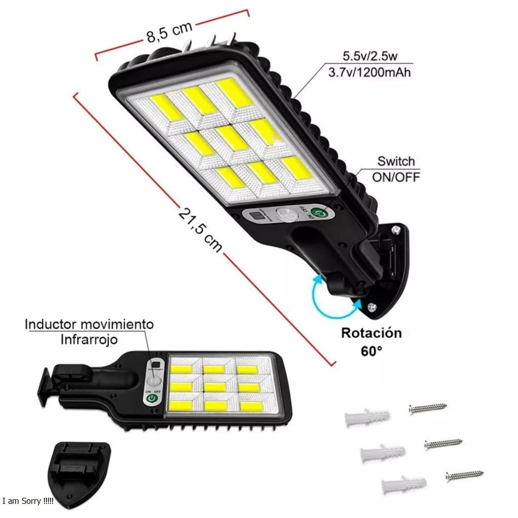 Lampara Panel Solar Led Jx616e - Homecity