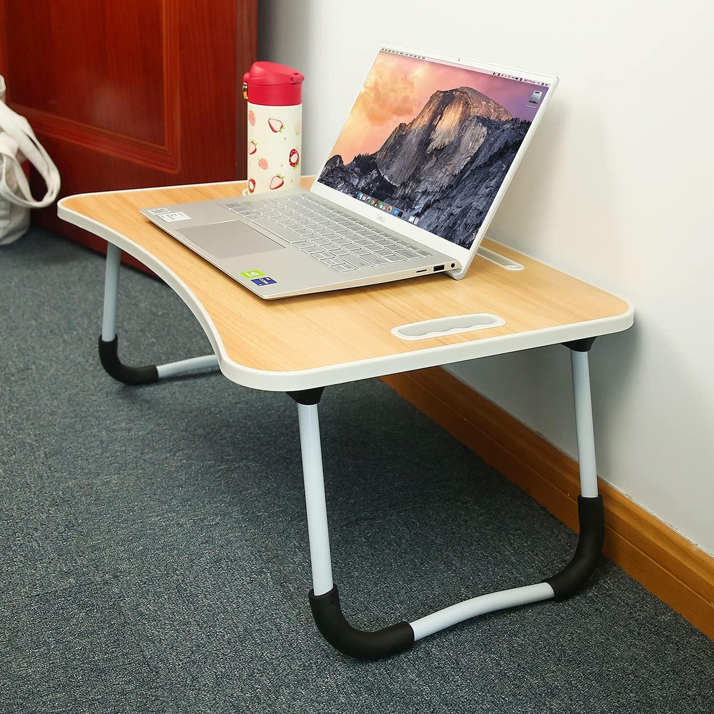 Mesa De Escritorio Plegable Con Porta Va - Homecity