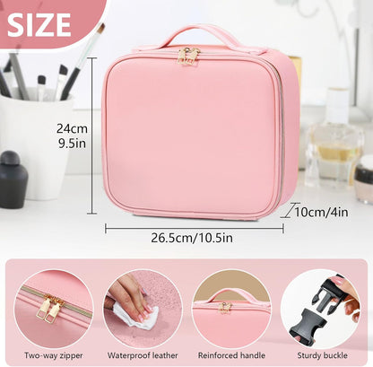 Organizador de maquillaje con espejo luz LED - Homecity