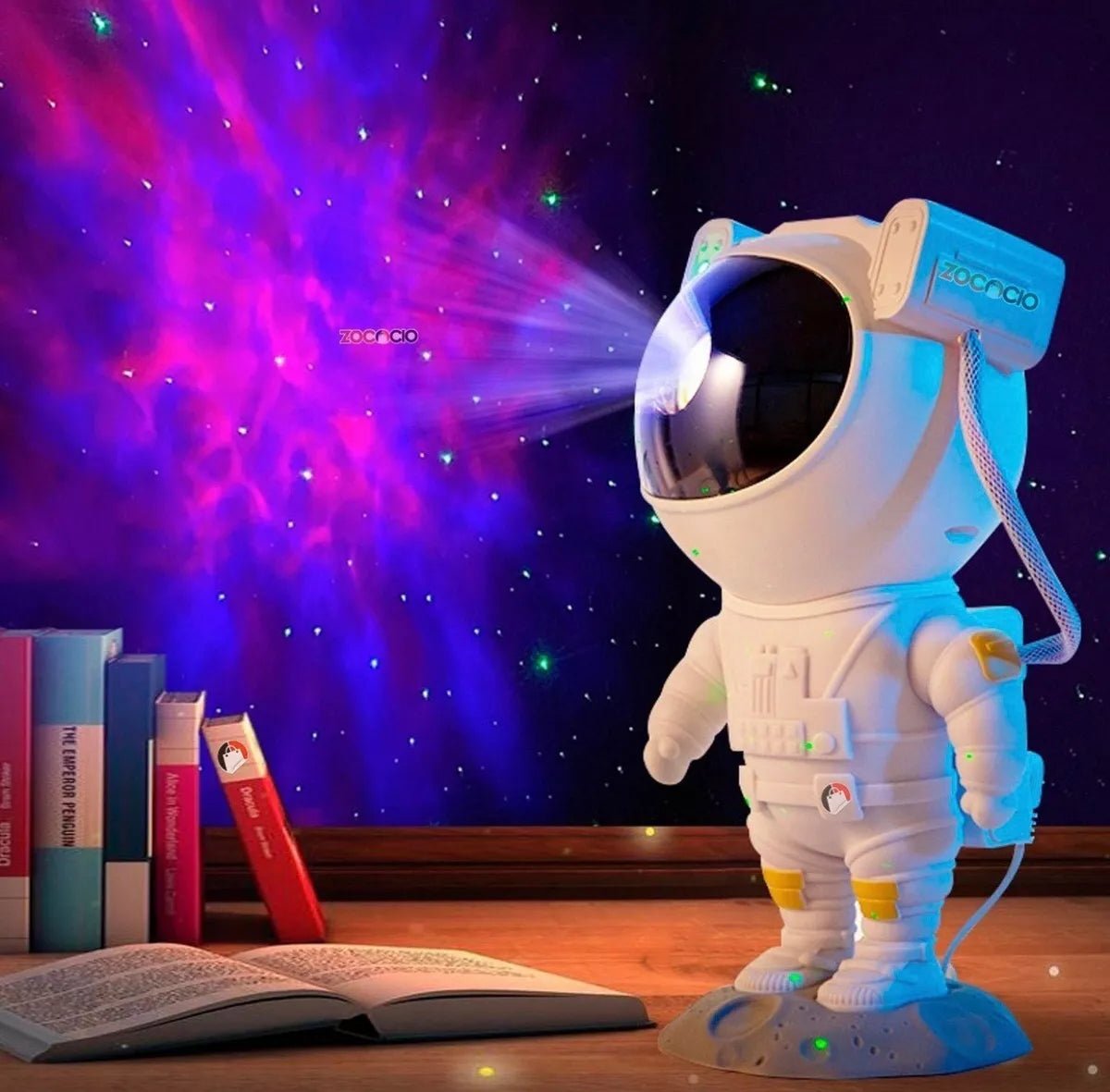 Proyector Lampara Astronauta Galaxia - Homecity