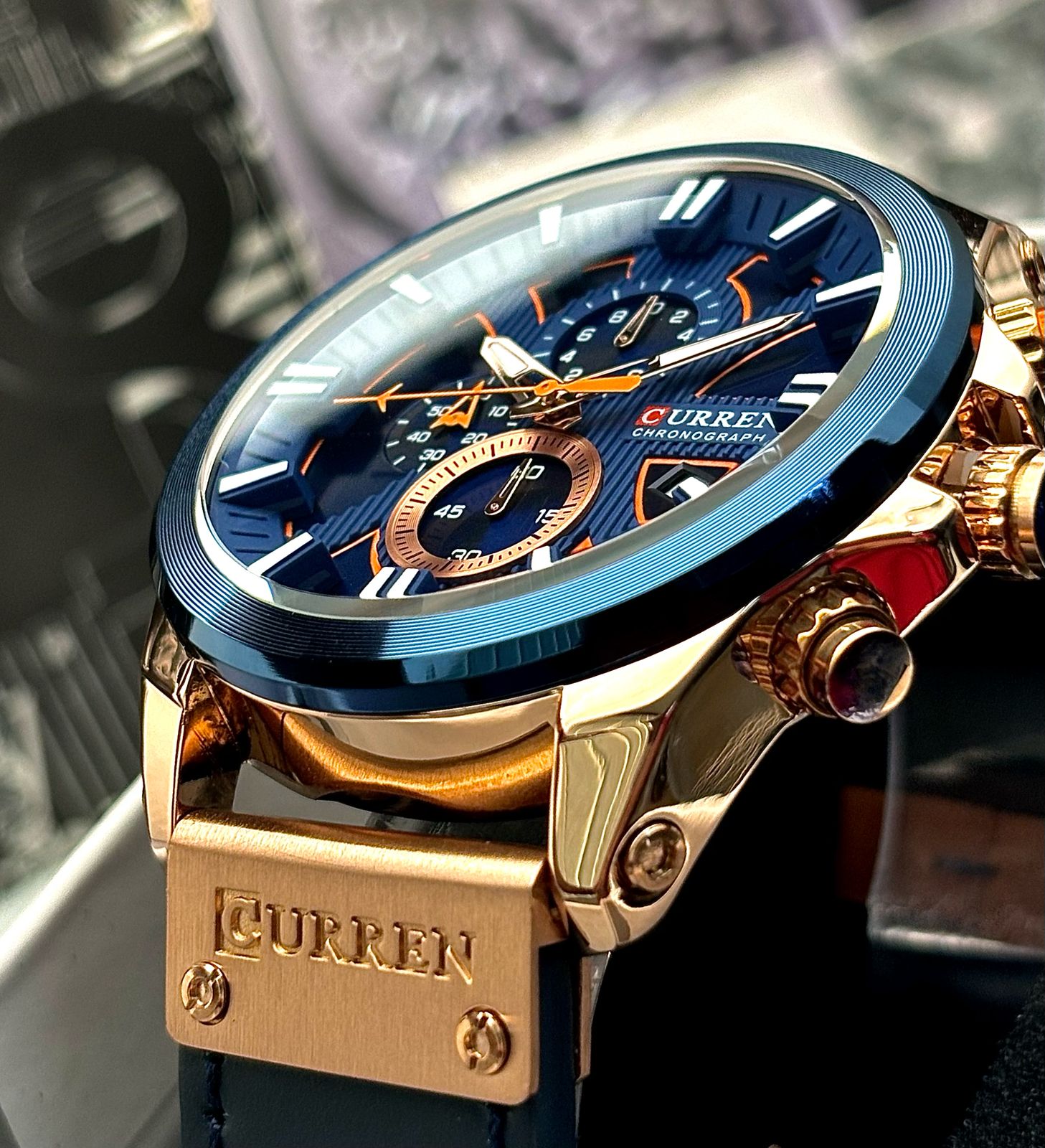 Reloj Curren Hombre Pulso Cuero - Homecity