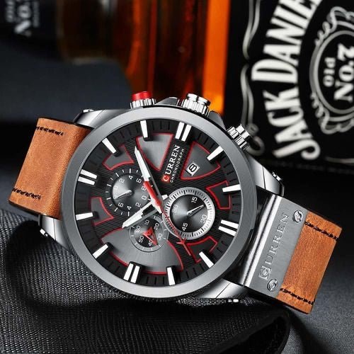 Reloj Curren Hombre Pulso Cuero - Homecity
