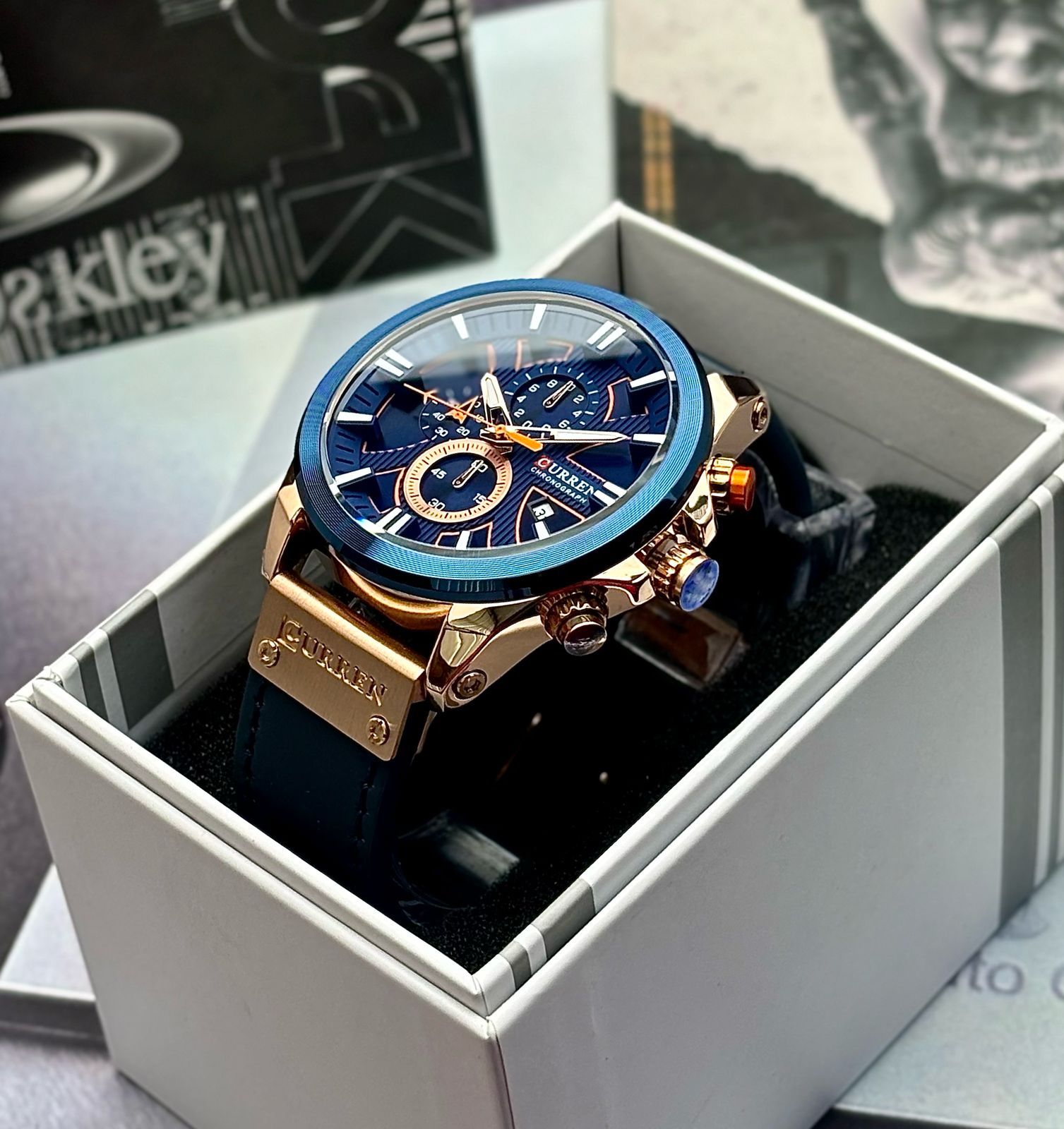 Reloj Curren Hombre Pulso Cuero - Homecity