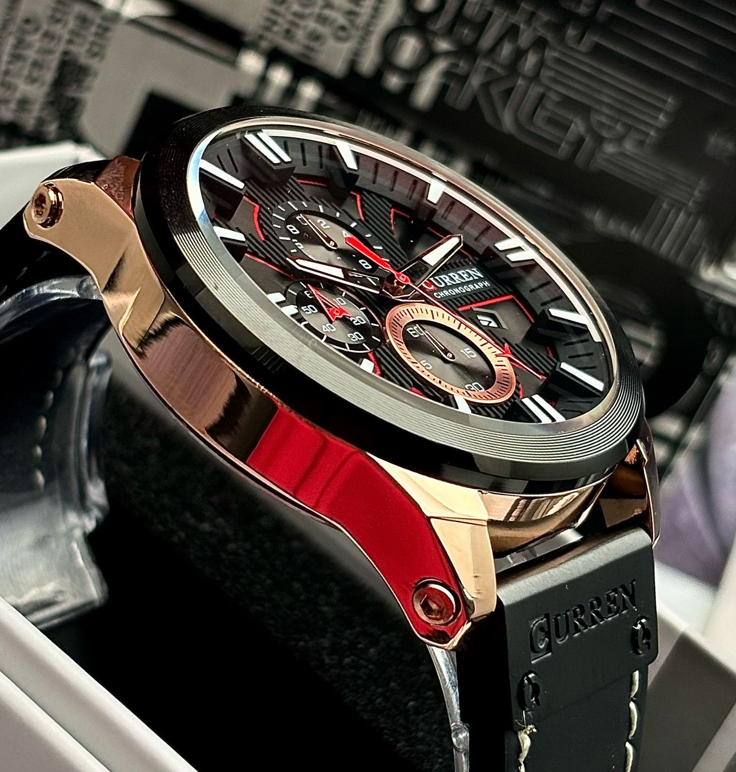 Reloj Curren Hombre Pulso Cuero - Homecity