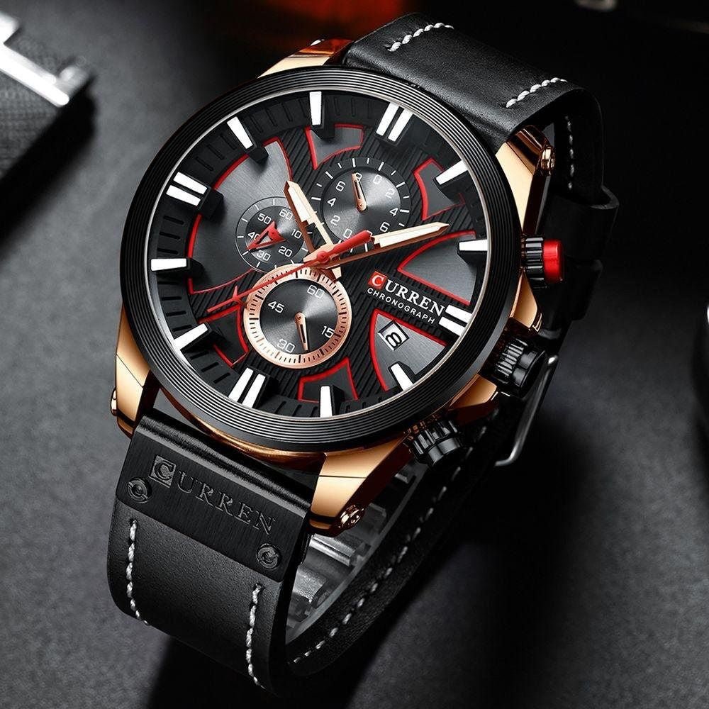 Reloj Curren Hombre Pulso Cuero - Homecity