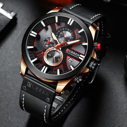 Reloj Curren Hombre Pulso Cuero - Homecity
