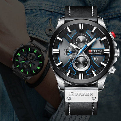 Reloj Curren Hombre Pulso Cuero - Homecity