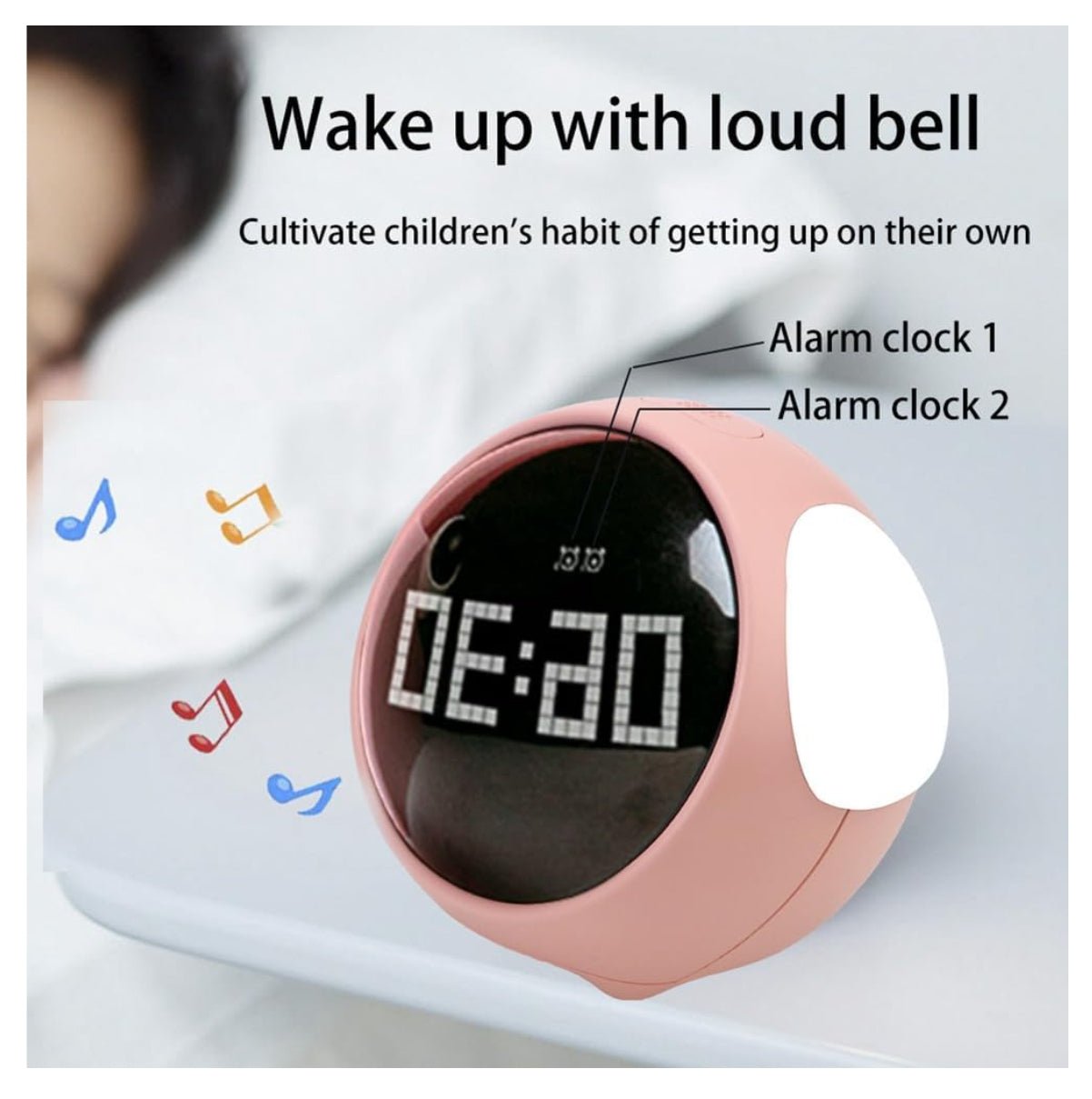 Reloj Despertador Emoji multifunción led - Homecity