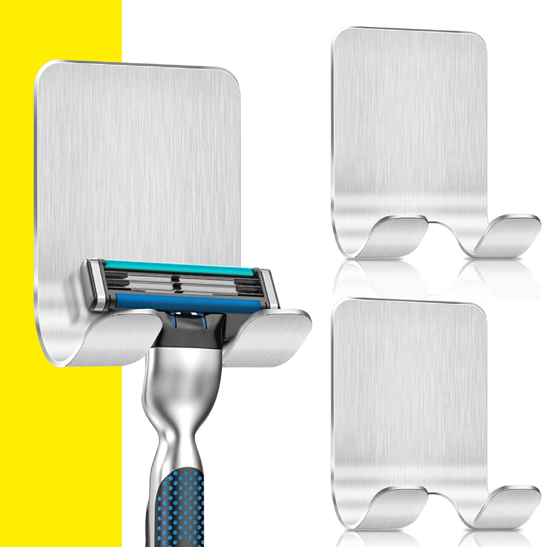 Set X3 Soportes Adhesivo Afeitadora Baño - Homecity